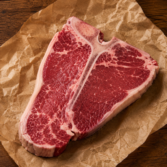 Porterhouse Steak — 100% grass-fed beef from GrayCon Farms, Elmvale Ontario