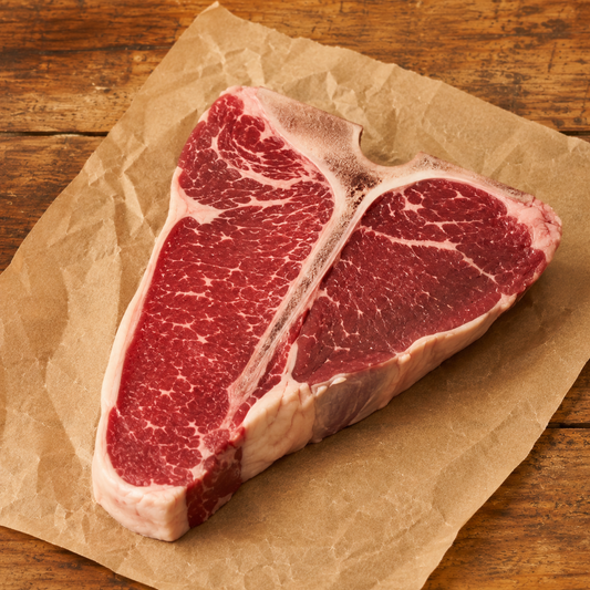 T-Bone Steak — 100% grass-fed beef from GrayCon Farms, Elmvale Ontario